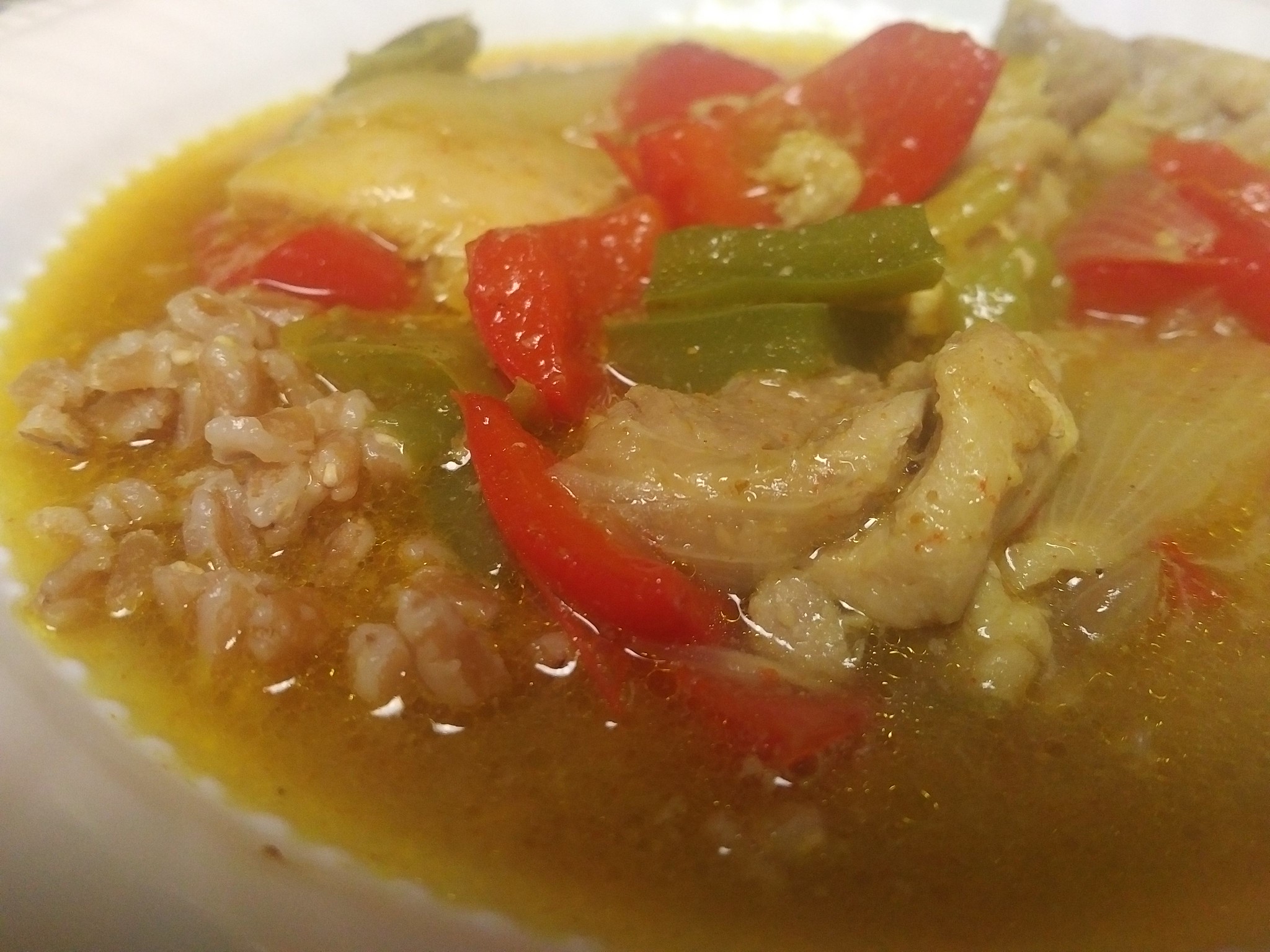Chicken Curry with Farro