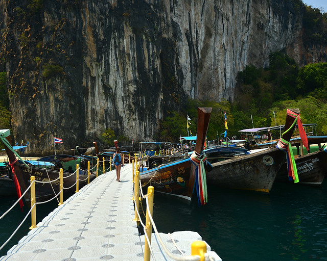 Embarcadero de la isla de Koh Hong