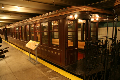 New York City Transit Brooklyn Union Elevated Car 1273 in NY Transit Museum, New York, New York, US /Jan 24, 2017