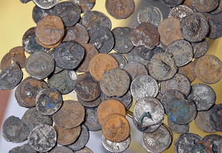 Cliff Castle exhibit coin find