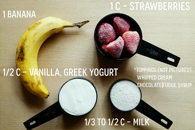 greek yogurt 52 ways: # 38 banana split milkshake