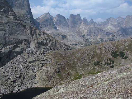 Arrowhead Lake and the Cirque of Towers, Wind River Range, Wyoming
