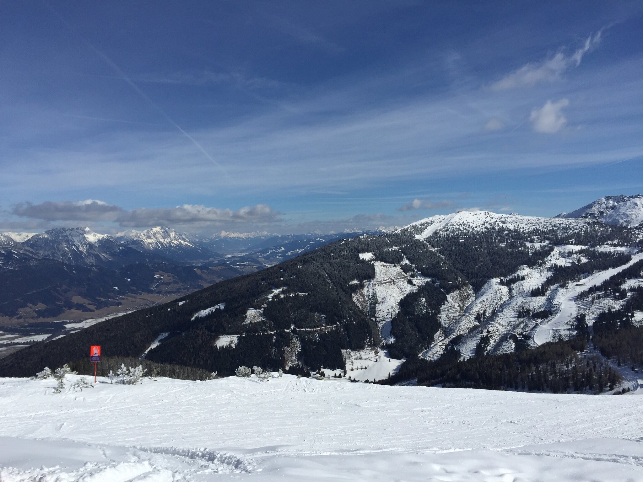 Skiing in Schladming