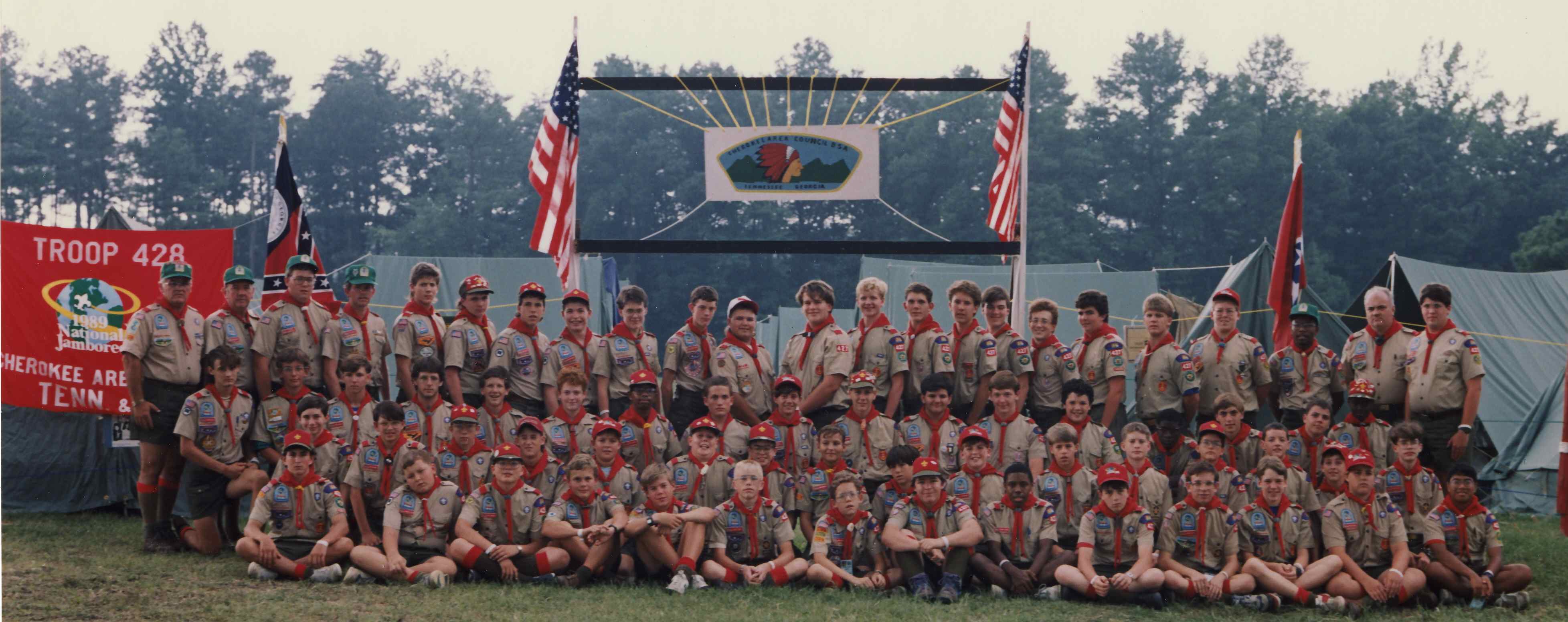 1989 BSA National Jamboree Luggage Tag 