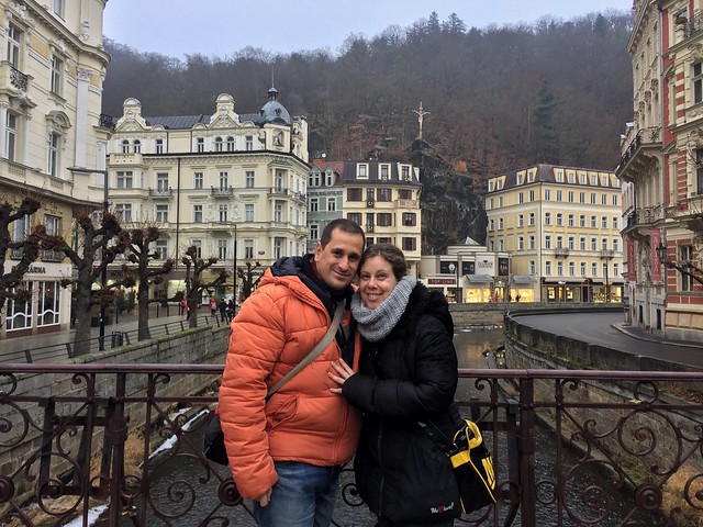 Sele y Rebeca en Karlovy Vary (República Checa)