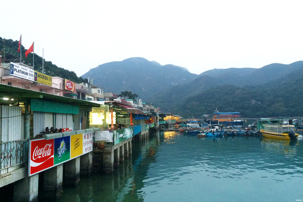 lavlilacs Hong Kong Lamma Island boats dusk