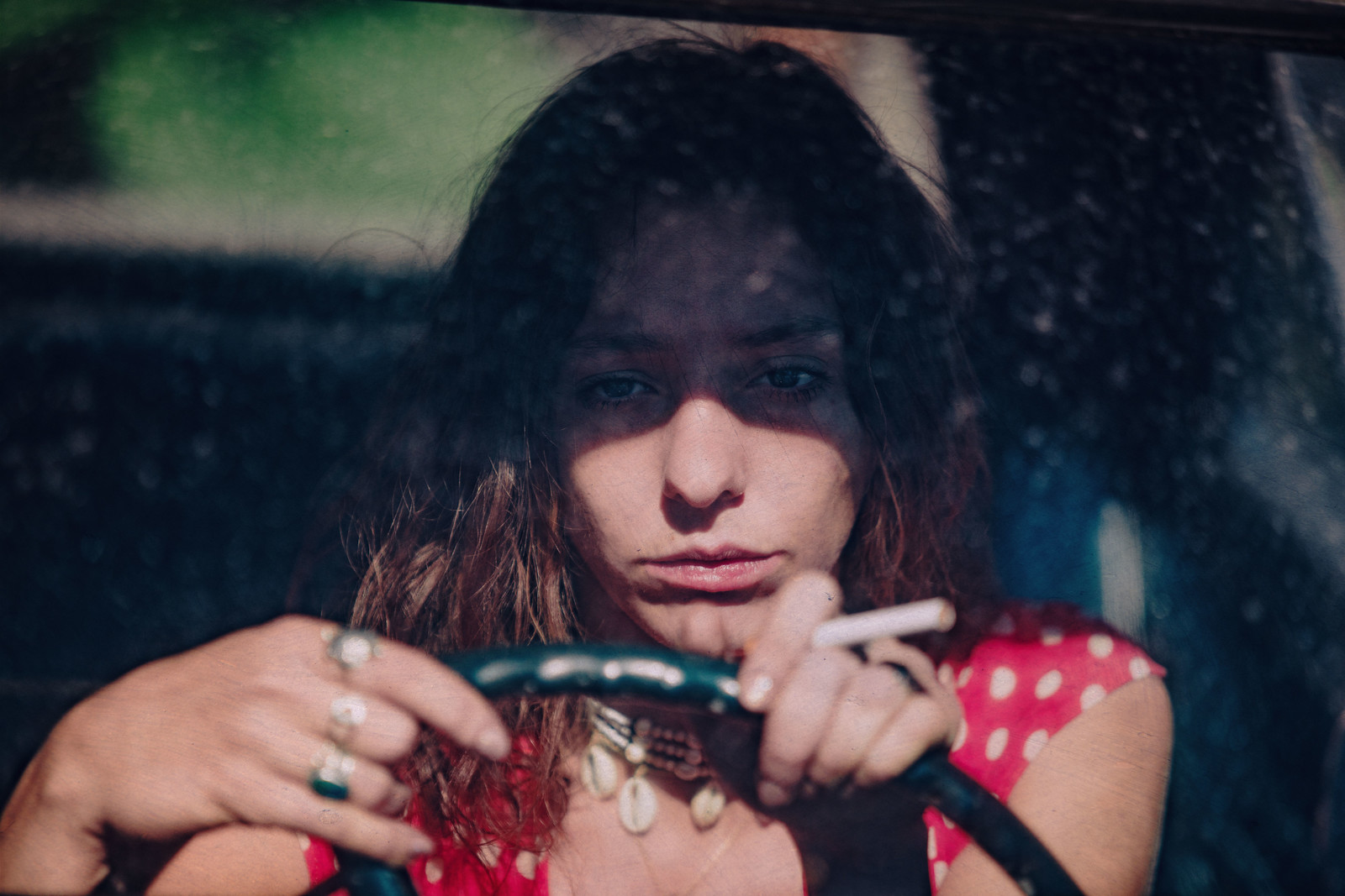 woman in car | by tonywoodphoto