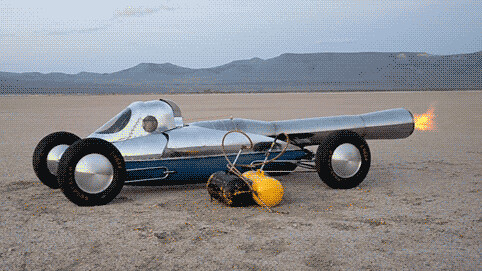 $ 30,000 in Jet-powered car, and did not think fast
