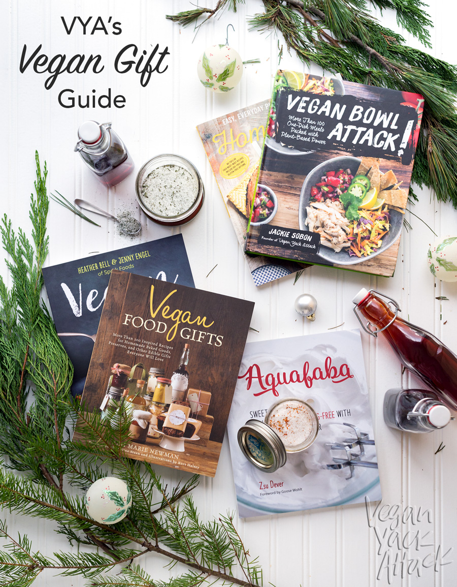 Vegan Gift Guide + Homemade Treats - Great ideas for giving the right (vegan) gifts this year! Cookbooks, homemade liquor, a giveaway and more! 