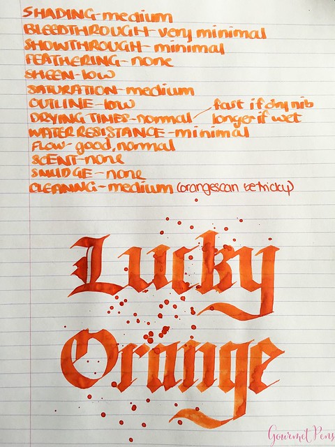Ink Shot Review Montblanc Lucky Orange @AppelboomLaren 8