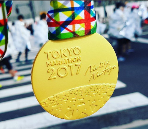 Medalla Maraton de Tokio 2017
