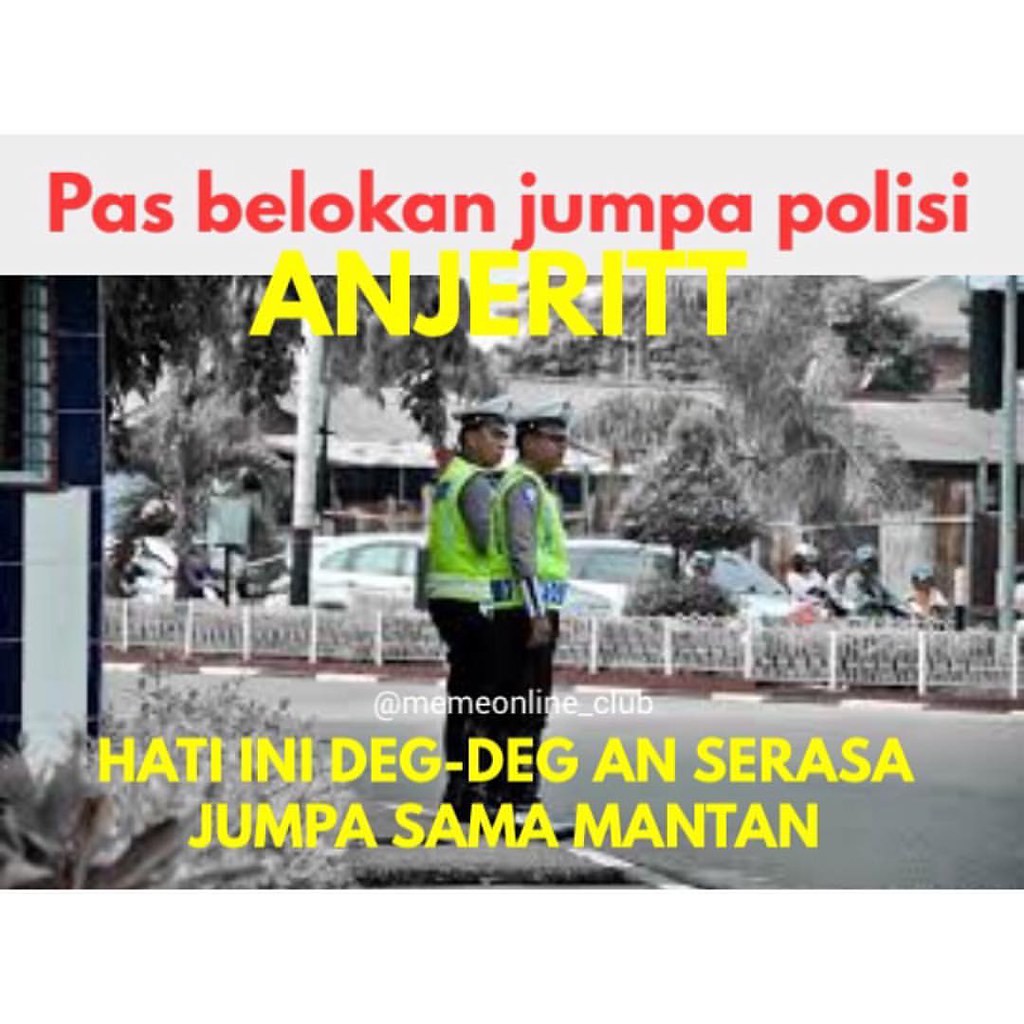 Gambar Meme Lucu Razia Polisi Keren Dan Terbaru DP BBM Lucu Kocak