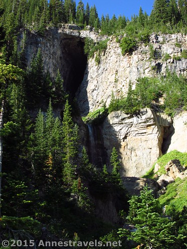 Darby Canyon Cave & Waterfall, the third most popular post, social media speaking. Jedediah Smith Wilderness, Wyoming.