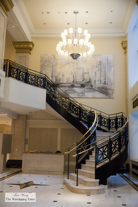 Grand staircase at the lobby