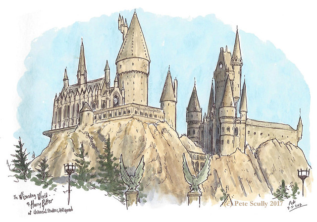 hogwarts castle universal studio