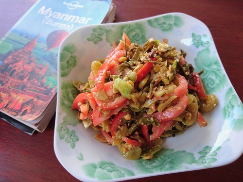 Tea Leaf Salad, Marie Min Vegetarian Restaurant, Mandalay