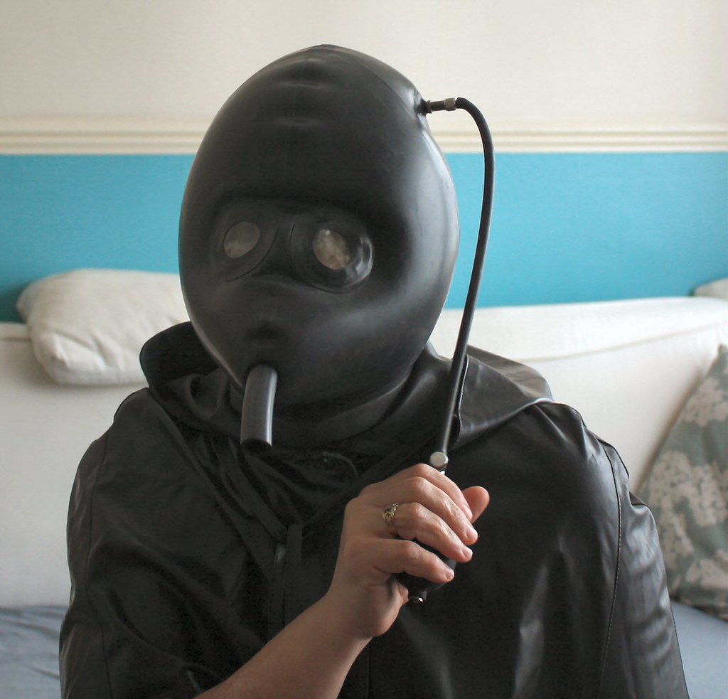 Dee Rubber Cloak And Inflatable Rubber Hood With Eyes Geri Flickr