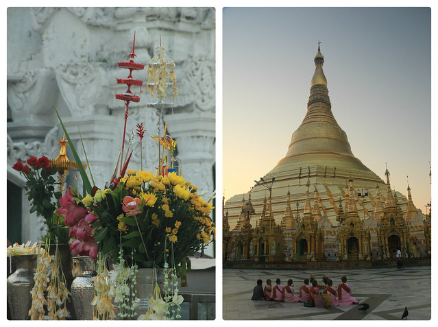Chants and offerings, Shwedagon Pagoda