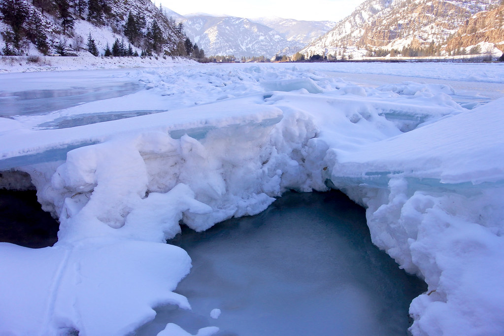 Flathead River ice