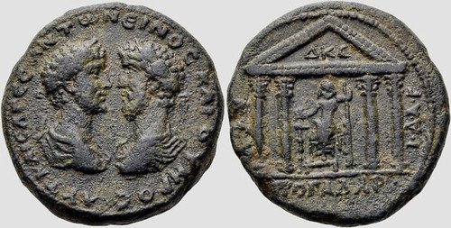 Decapolis, Gadara. Marcus Aurelius and Lucius Verus
