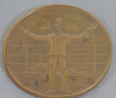 1955 Belgium Holocaust Survivor Medal obverse