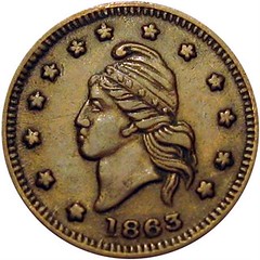 1863 Turban Head token brockage error2