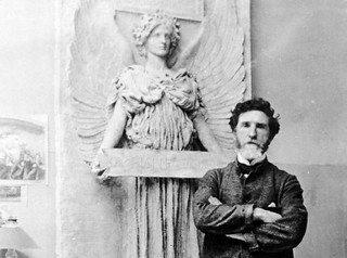 Sculptor Augustus Saint-Gaudens (with Amor Caritas