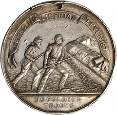 General Benjamin Butler Colored Troops Medal obverse