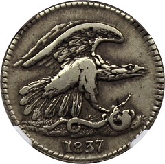 1837 Feuchtwanger Cent obverse