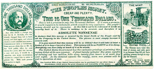 Absolute Money satirical note 3-front