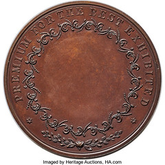 1857 Royal Hawaiian Agricultural Society Medal reverse