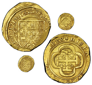 Sedwick 209 November sale 1714 gold 8 escudos