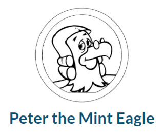 Peter the Mint Eagle coloring