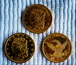 Gold Coins from S,S, North Carolina