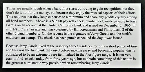 Jerry Garcia paycheck story