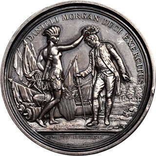 Silver Daniel Morgan at Cowpens Medal obverse