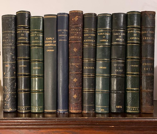 11 original copies of Crosby's Early Coins of America