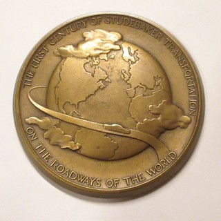 1952 Studebaker Centennial Medal obverse nice