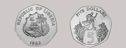 Liberia DOE coin