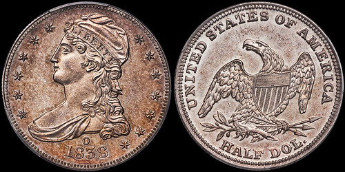 1838-O Half Dollar Cox specimen