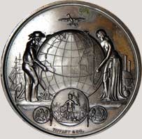 1858 New York Chamber of Commerce Medal bronze obverse