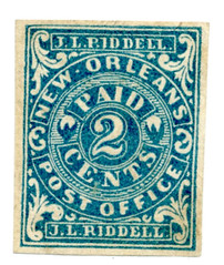 New Orleans Provisional two cent Confederate stamp