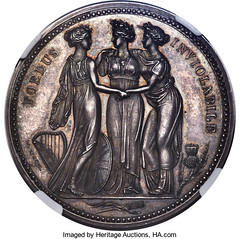 1817 George III Three Graces Crown reverse