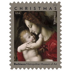 Madonna and Child stamp