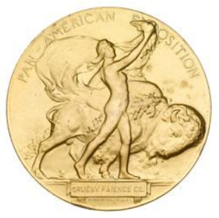 Pan-American Exposition medal reverse