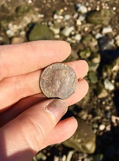 George V coin found mudlarking