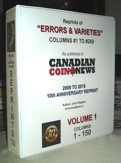 Canadian Errors and varietiers reprints book cover