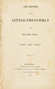 History of a Little Frenchman and His Bank Notes book cover