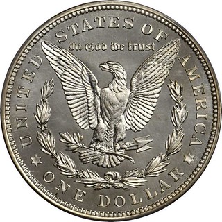 Chapman Proof 1921 Morgan dollar reverse