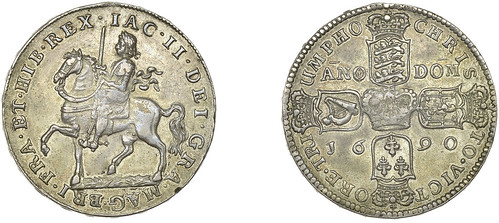 Lot 162 - 1690 Irish silver Proof Crown